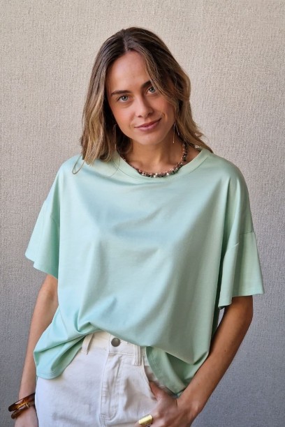 Camiseta cuello redondo...