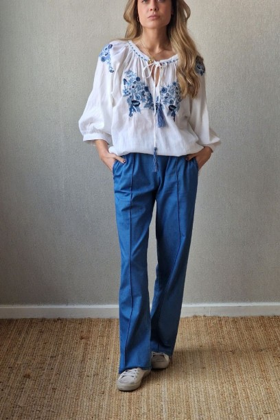 Pantalón denim azul jeans