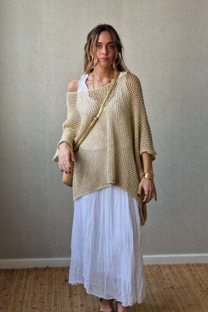 Jersey oversize de punto...